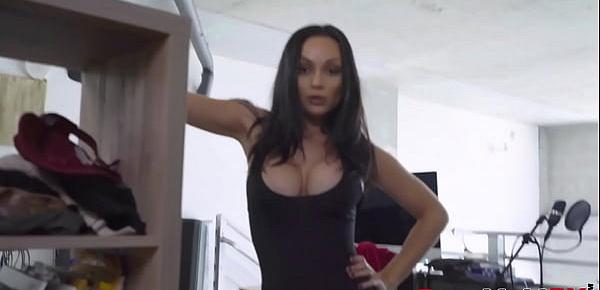  PervMoM3X - Stepmom Crystal Rush exposes her incredible tits, and just like that, her stepsons dick is rising like a souffle in an oven.